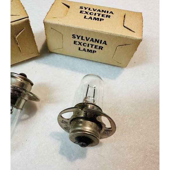 Sylvania Exciter Lamp Vintage 4V 0.17A Light Bulb Radio Ham Amplifier Tube‎ 2 pk - Picture 4 of 6